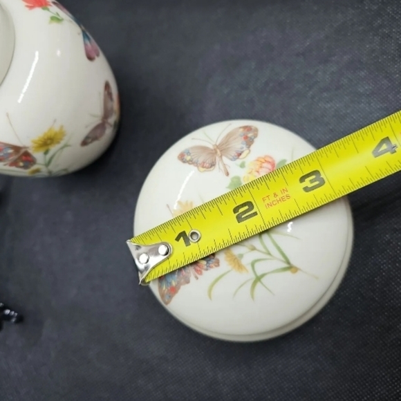 3 Piece Vintage Takahashi Butterfly Vanity Set - Picture 4 of 6